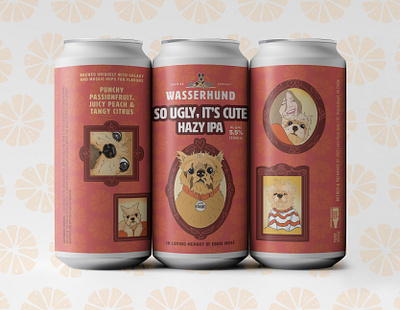 So Ugly, It's Cute | craft beverage label art direction craft beverage graphic design illustrator package design