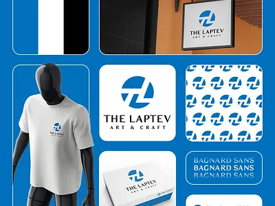 Logo Design for The Laptev art branding design freelancing graphic design illustration logo uiux