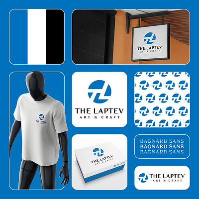Logo Design for The Laptev art branding design freelancing graphic design illustration logo uiux