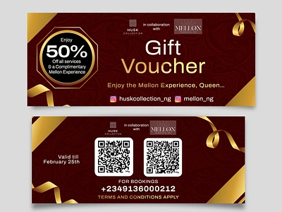 Gift Voucher graphic design