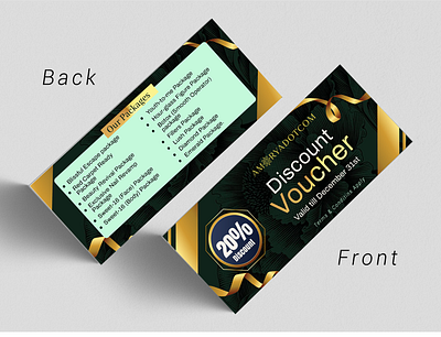 discount voucher graphic design