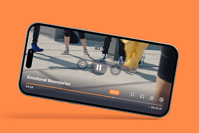 Cascade app — landscape mode horizontal view ios landscape mode mobile app movies online cinema player streaming streaming app ui video app video player video streaming