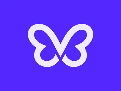 Aurelia Logo branding butterfly ci corporate identety design graphic design illustration lines logo minimal purple simple