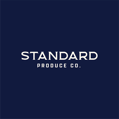 Standard Produce Co. Brand Redesign brand system branding graphic design illustration logo logo design typogaphy