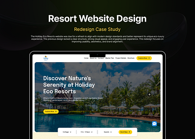 Resort website case study auto layout case study redesign resort website responsive ui ux website