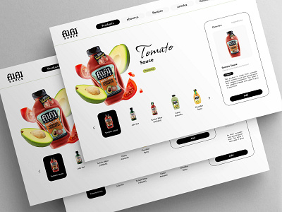 Filfil Sauce Landing Design app black design food landing minimal sauce ui uiux ux web design website