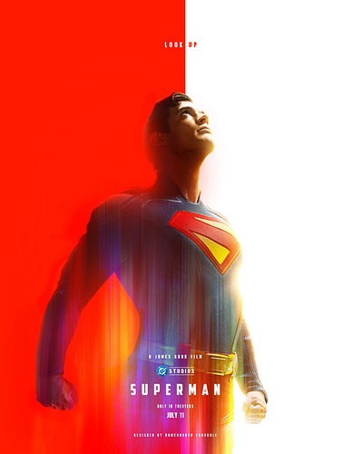 Movie Poster #superman banner design digital art graphic design movie poster photoshop poster