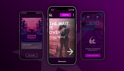 A prototype for gaming website app branding design graphic design illustration logo typography ui ux vector