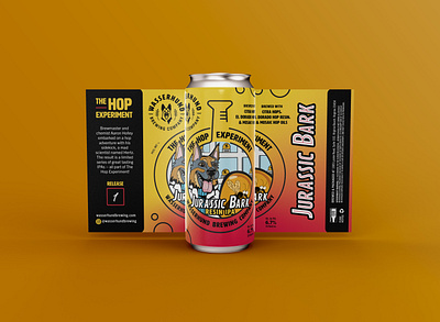 The Hop Experiment art direction craft beverage graphic design package design