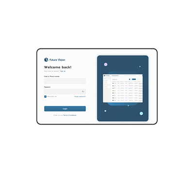 Future Vision Dashboard crm dashboard design ui