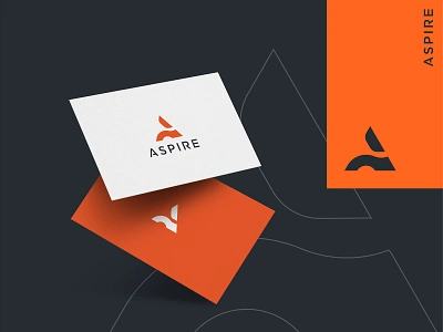 ASPIRE - Logo Design a arrow aspire business logo design dynamic letter a logo logo design