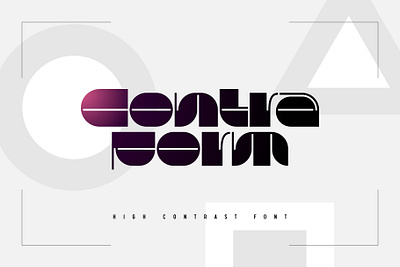 Contraform - High Contrast Font alphabet branding design font illustration lettering set type typeface typography ui