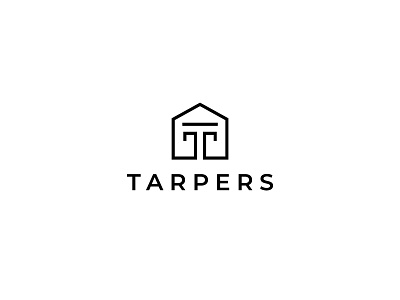 TARPERS - Logo Design geomatric home house letter t lines logo logo design monoline real estate simple t