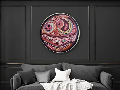 Painting – Orginion Map 3d art artwork branding design illustration interior sculpture ui visualization