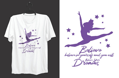 Dancing T-Shirt Design branding dancing t shirt design design graphic design icon illustration minimal motion graphics photoshop t shirt design typography unique design vector