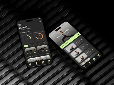 Fitness Mobile App animation app appdesign branding design fitness fitnessapp fitnesstracker graphic design healthy mobileapp mobileui motion graphics ui uidesign uiux usercentricdesign userinterface uxresearch