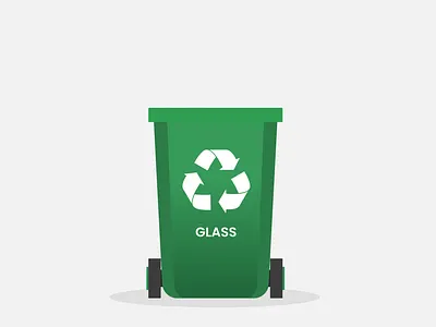 Fragile Glass Trash Can & Recycle Waste Lottie Animation Pack after effects animation animation app animation bottle waste bottles fragile waste glass waste glass waste recycle green city illustration logo animation lottie animation motion graphics recycle bottles recycle resource ui ui animation