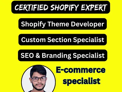 Hi, I'm Ridoy! 👋 Your Shopify Expert & Digital Growth Partner certified shopify expert custom section specialist e commerce specialist one product shopify theme developer