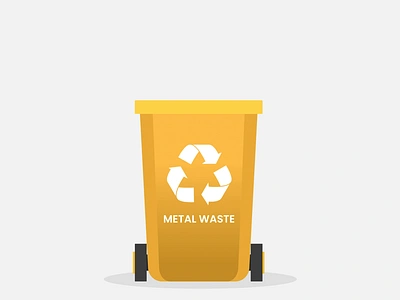 Metal Trash Can & Recycle Waste Lottie Animation Pack animation can lottie animation metal solid waste metal waste metal waste animation motion graphics recycle icon animation recycle logo recycle logo animation recycle waste tin can waste tin waste trash bag trash can animation ui animation waste waste recycle