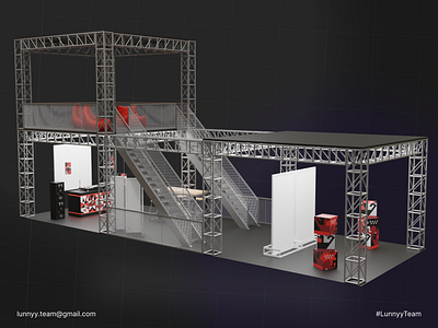 3D Stage Modeling Design 3d design 3d modeling 3d stage blender concert design figma illustration stage