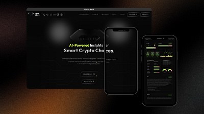 Crypto Project - UI/Web Design 3d branding figma graphic design landing page logo social media content ui ux web design