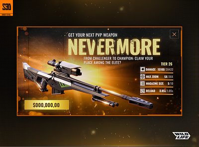 Sniper Art Directiom • Monetization Popup game interface ui visual design