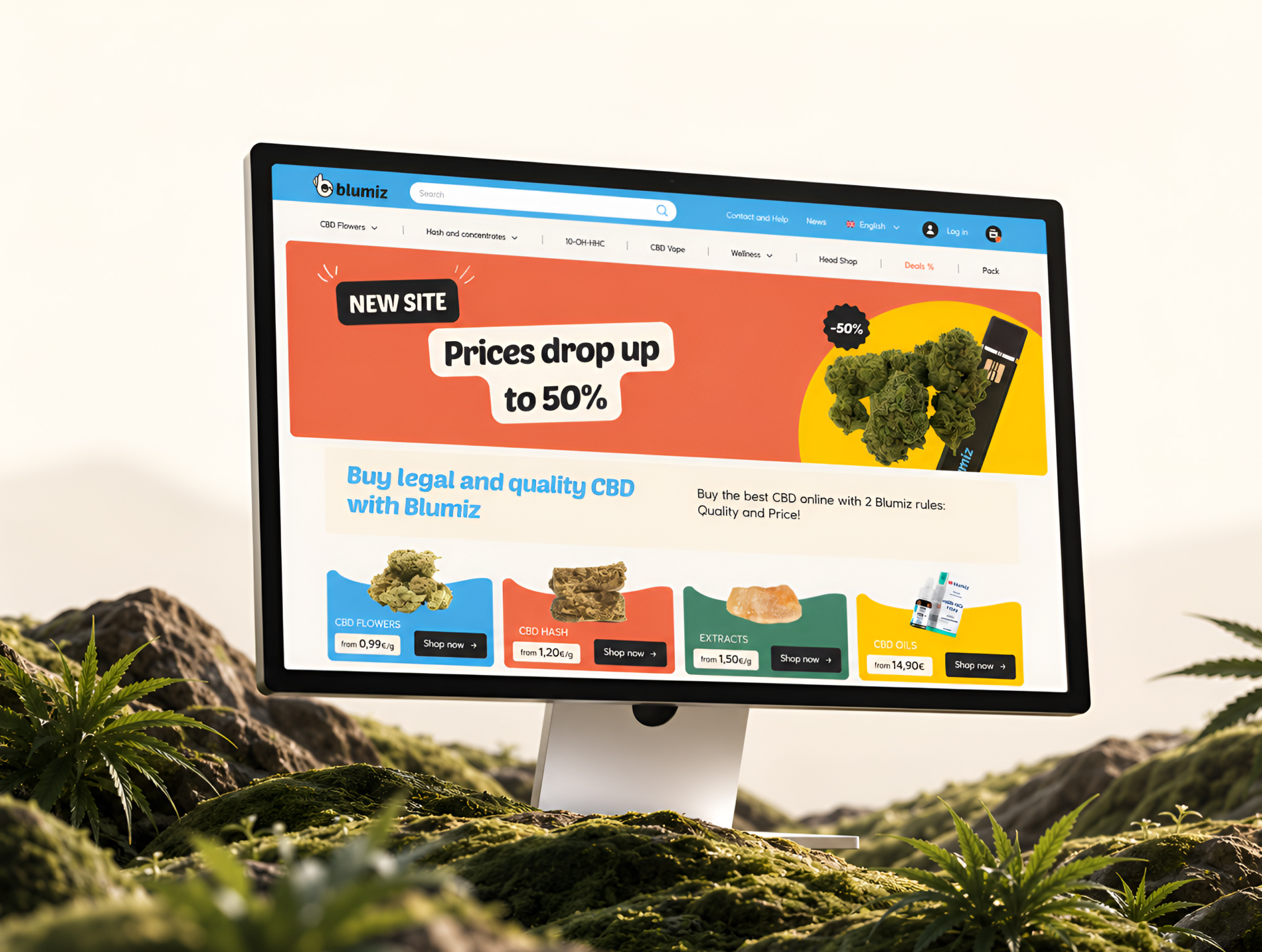 E-commerce Website Blumiz design ecommerce online store shop store ui ui ux ux web design