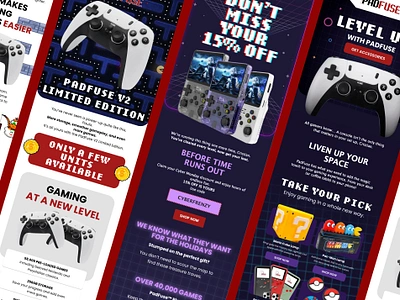 Email Design Inspiration for a Gaming Gear Brand email email design email marketing klaviyo klaviyo email design newsletter newsletter design