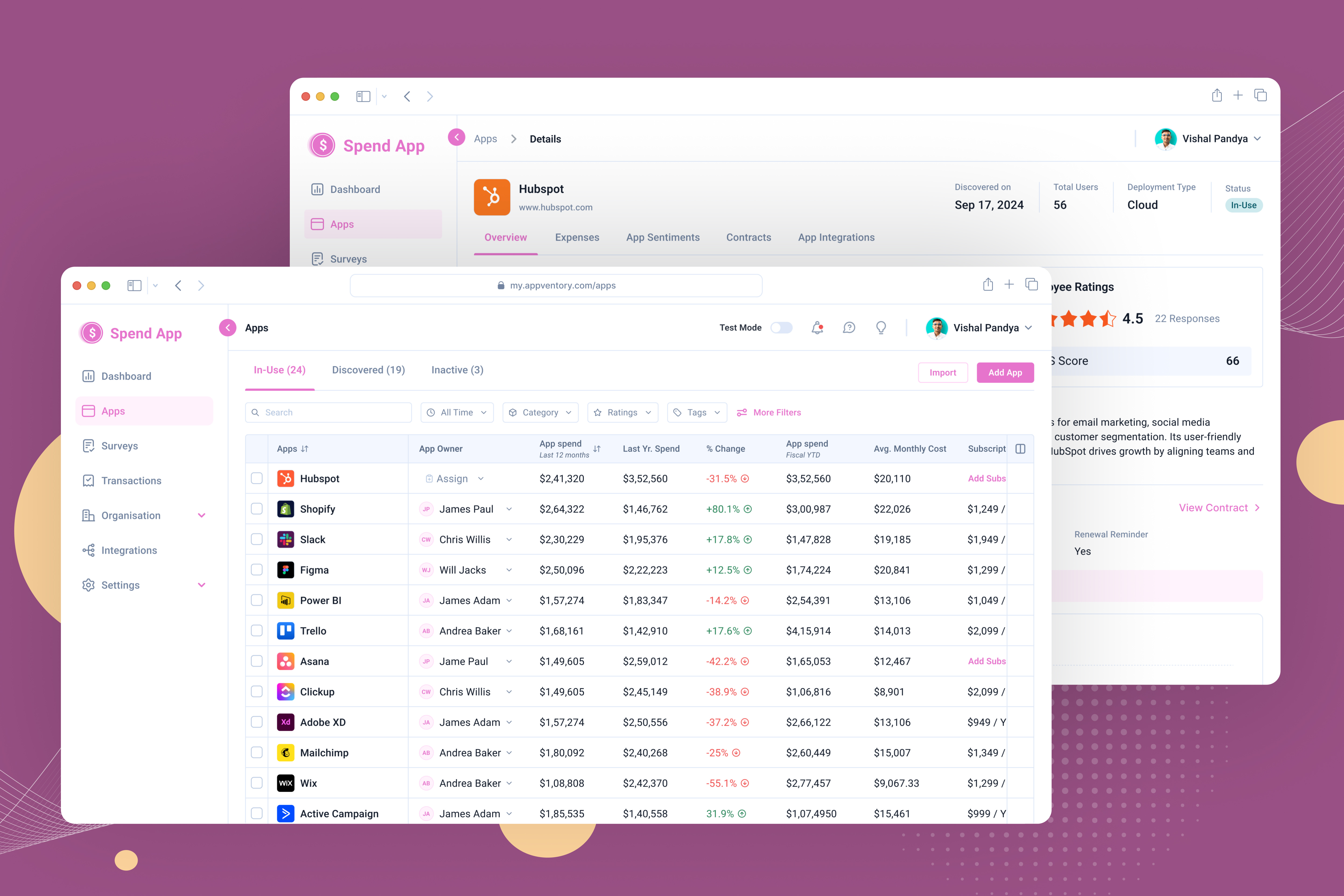 Example of Saas Product Design