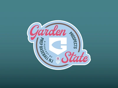 Garden State Prospects Podcast athletics baseball brand identity branding design graphic design icon logo logodesign mlb ncaa prepbaseball sportsdesign typography