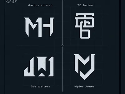 Athlete Logos athlete brand identity branding lacrosse logo logos monogram personal sport sports