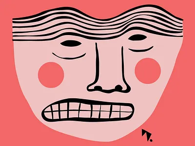 3 Faces for the Price of One avatar cartoon cartoon art cartoon faces cartoon illustration cartoon modern cartoon portraits illustration odd spot illustration strange