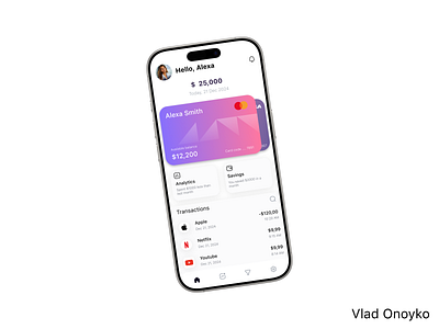 Wallet App Design app design ui ux