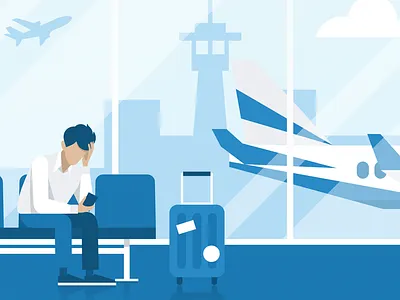 Claim My Flight airport art business canceled flight compensation delayed flight figma flight fly illustration moneyback passanger pilot plane ticket ui ux webdesign website