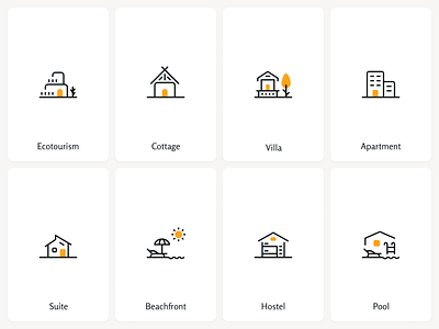 Jabama Category Icons airbnb icon iran persian ui