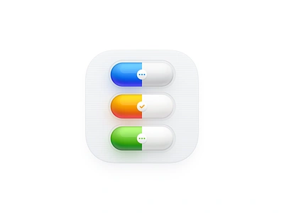 Capsules Icon bigsur icon big sur icon capsule icon capsules icon ios icon iphone icon mac icon macos icon osx icon operating system icon os icon pill icon pills icon realistic icon app icon sandor skeu icon skeuomorph icon skeuomorphism icon user interface icon ui icon gui