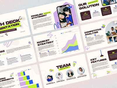 Presentation fundraising mockup pitch presentation startup