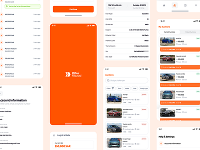 Offer Mazzad app design ui user experience user interface ux