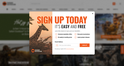 Sign Up design ui ux