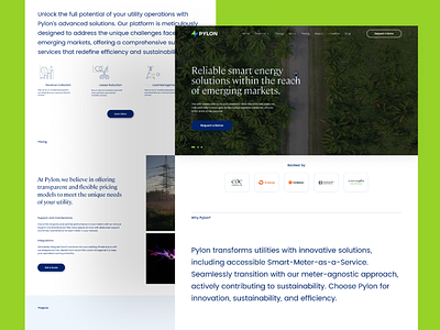 Pylon design ui ux website website design