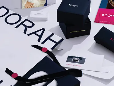 Dorah Jewelry Branding brand design branding graphic design jewelry logo