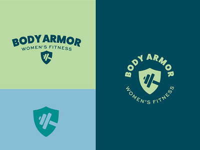 Body Armor Women's Fitness - Women's Gym Branding gym branding gym logo womens fitness womens gym logo