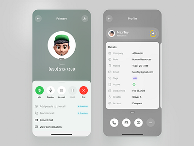 Call App app branding design flat icon illustration logo typography ui ux