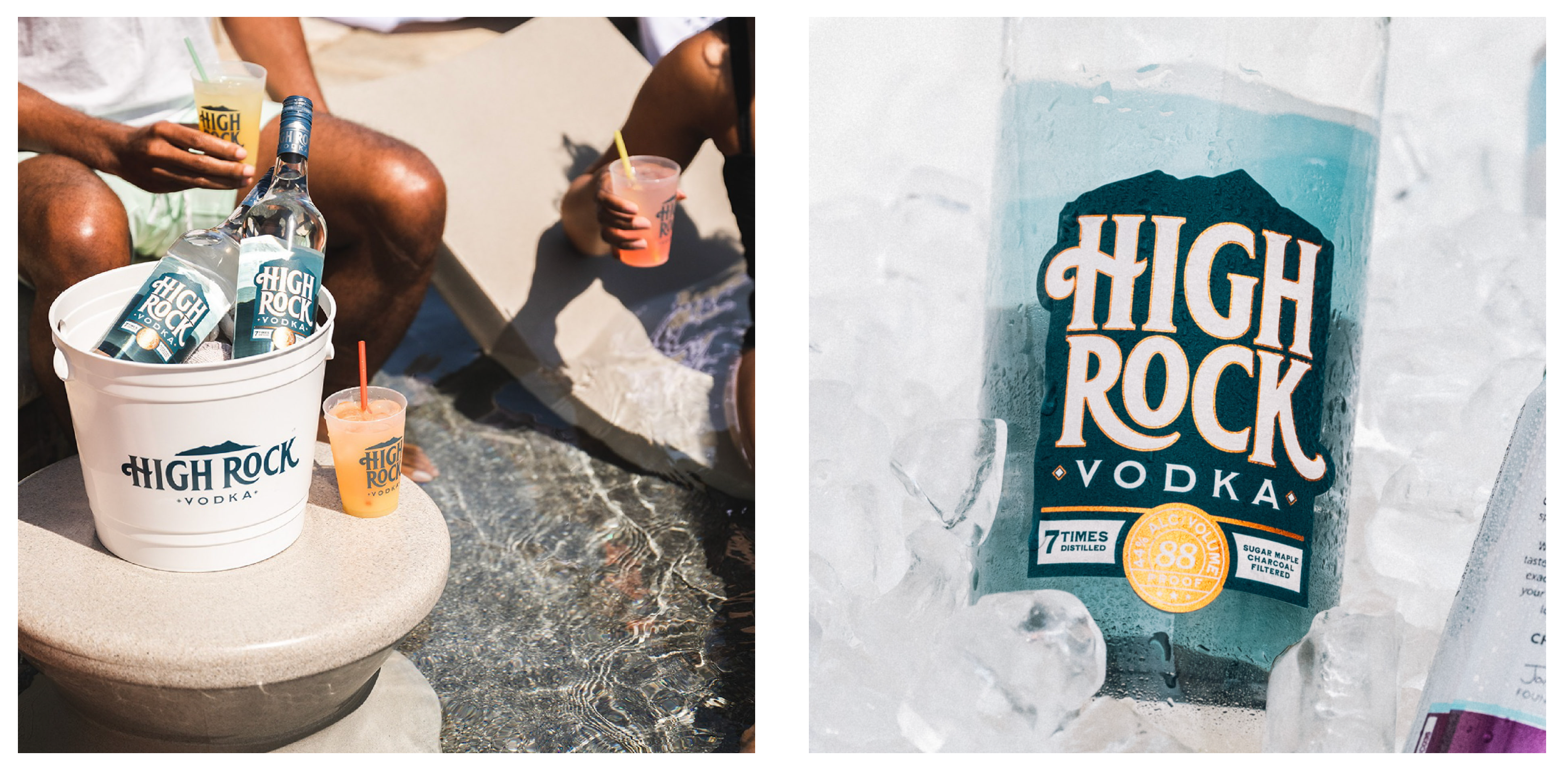 High Rock Vodka dale earnhardt jr. dale jr distilling gatlinburg high rock identity identity design label design logo logo design nascar packaging design premium rare design spirits sugarlands sugarlands distilling co tennessee vodka