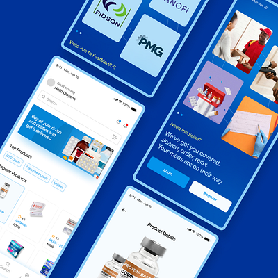 E - Commerce Application For Medical Supplies graphic design ui ux