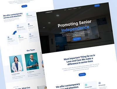 Medical Clinic Website Design clinic doctor hospital landing page medical clinic medical clinic website uiux user interface web design website