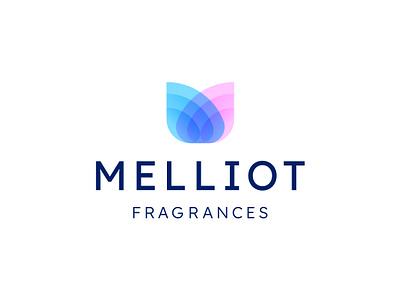 Melliot luxury logo design beauty branding elegant logo fragnance gradient gradient logo letter m logo design luxury m logo minimal modern