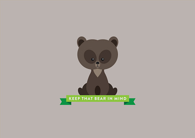 Bear Illustration Quote illustration