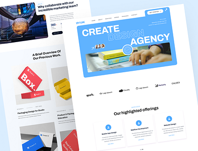 Creative Design Agency Website Design creative creative design agency design design agency graphic landing page uiux user interface web design website