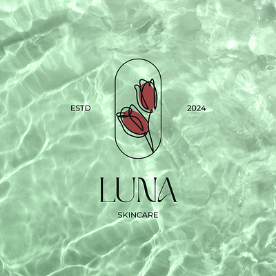 LUNA "skincare" - Branding & Identity brand brand identity branding design graphic design identity logo logo design skincare visual visual identity